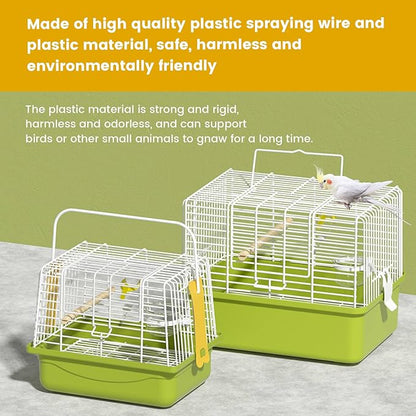 Small Bird cage, Travel Cage for Birds and Small Animals, Parakeet cage - Image 5