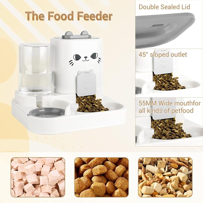 2-in-1 Gravity Pet Feeder & Water Dispenser - Image 4