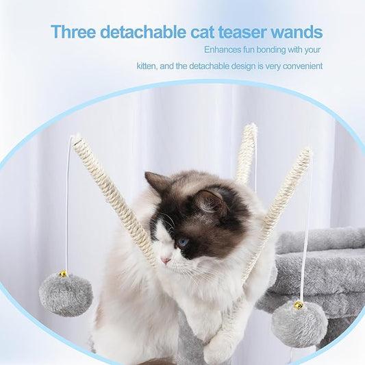 Hey-brother Cat Tree Tower, Scratching Posts - Image 2