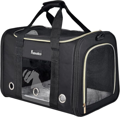 Petmolico Cat Carrier Soft-Sided Pet Bag by Petmolico