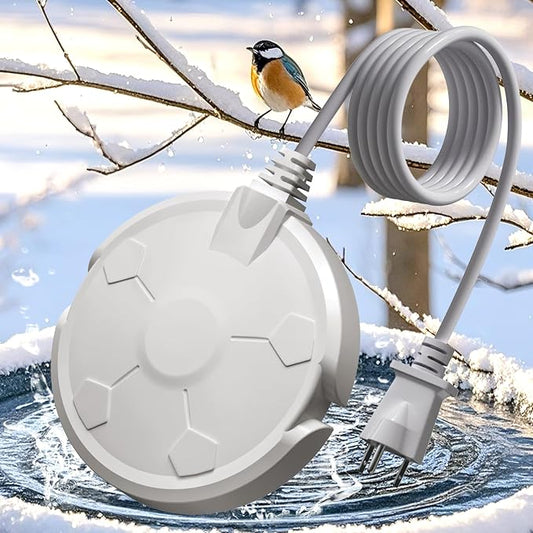 Bird Bath Heater for Outdoors in Winter, 120W Birdbath Heaters for Outdoor Bird by Beyoogeem