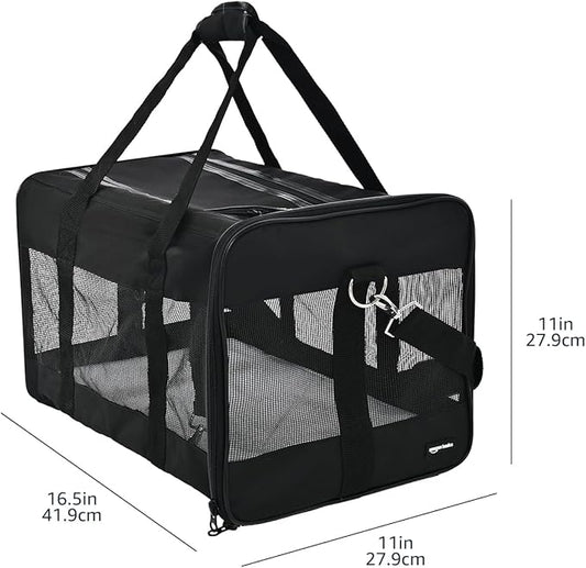 Amazon Basics Airline Approved Soft-Sided Mesh Pet Travel Carrier - Image 2