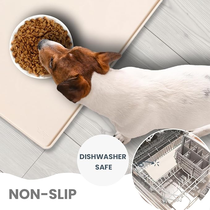 WePet Non-Slip Waterproof Pet Feeding Mat, 20x12 Inch - Image 5