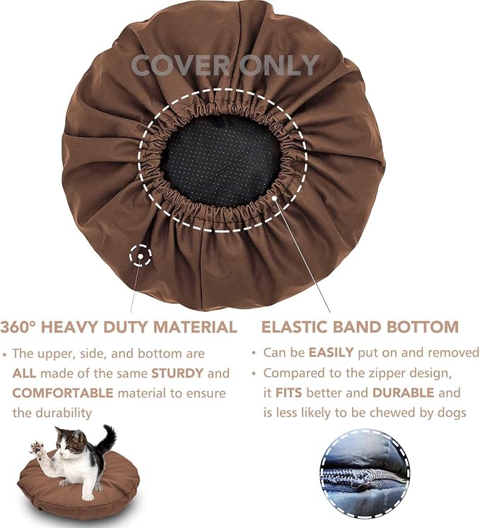 Dog Bed Cover Waterproof Replacement Machine Washable Covers - Image 2