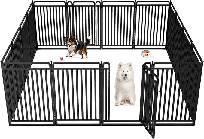 New Thickened Version Dog Playpen, 40 Inch Dog Fences by XDPET