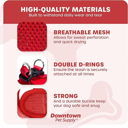 Downtown Pet Supply Step-in Dog Harness – No Pull, Adjustable Padded Mesh - Image 4