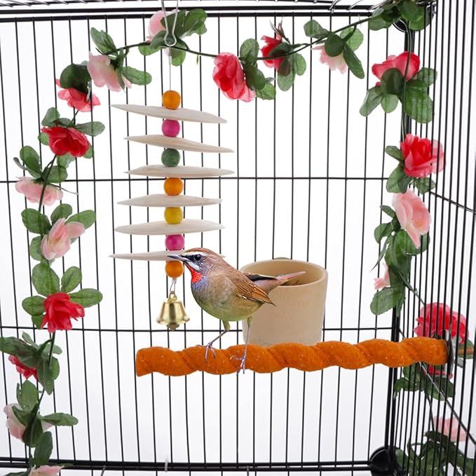 DQITJ Bird Cuttlebone Chew Toy, Natural Bird Calcium Cuddle Bone - Image 3