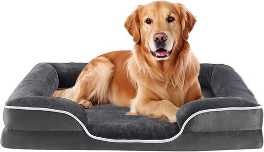 Sweetcrispy Orthopedic Dog Bed, XL Large Memory Foam Puppy Cat Bed by Sweetcrispy