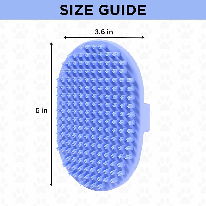 Dog Grooming Bath Brush, Pet Rubber Brush - Image 6