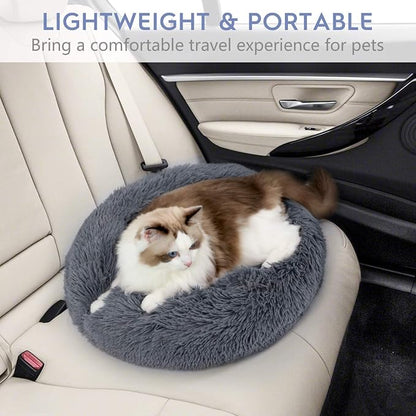 rabbitgoo Dog Bed for Small, 24 inches Machine Washable, Fluffy Donut Pet Bed - Image 10