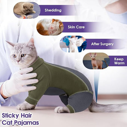 SUNFURA Hair Sticky Cat Clothes, Cat Sweater - Image 5
