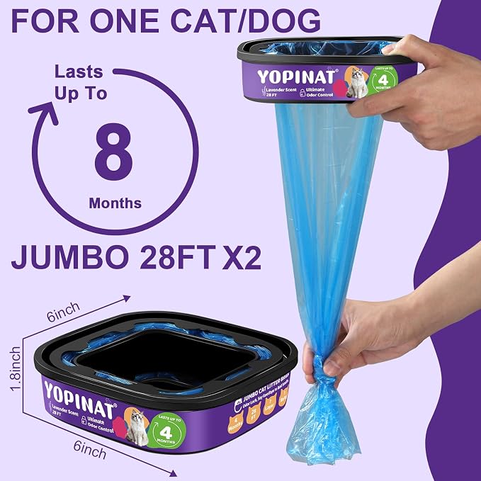 Jumbo Square Refill Bags for Cat 2 Pack - Image 5