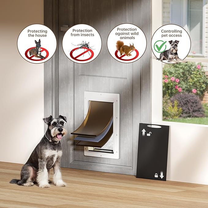 3-Flap Dog Door, Doggy Door, Doggie Door, Cat Door - Image 4