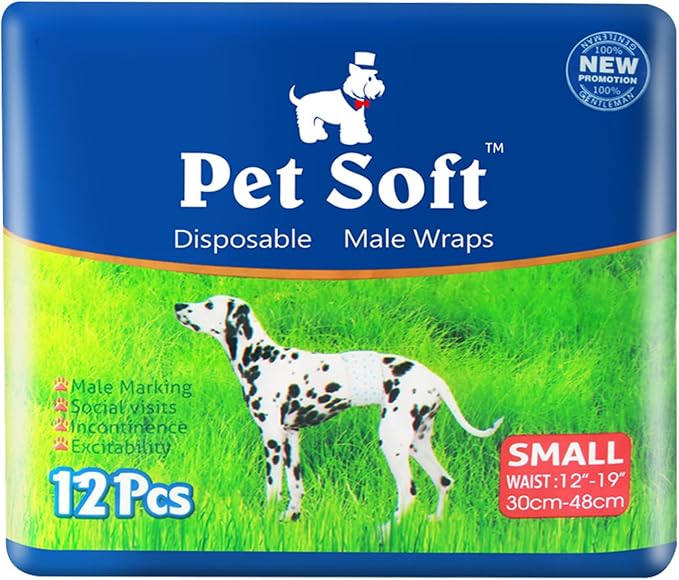 Pet Soft Disposable Male Dog Wraps by PetSoft