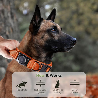 2026 Upgrade Waterproof AirTag Dog Collar, Military Tactical Dog Collar - Image 6