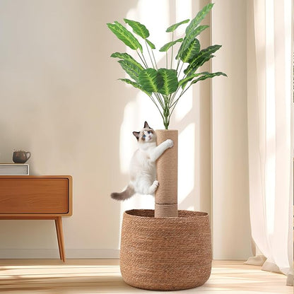 62 Inch Tall Cat Scratching Post - Image 8