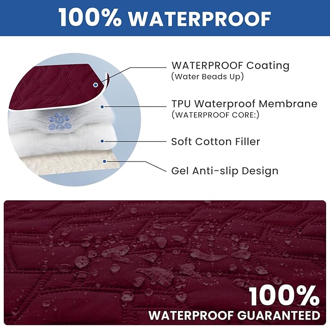 Waterproof Dog Blanket, Non-Slip Soft Pet Bed Cover, Couch Cover - Image 2