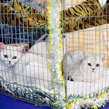 Jetec 2 Pack Cat Hammock for Cage, Catio Accessories Reversible Soft Cats Bed - Image 2