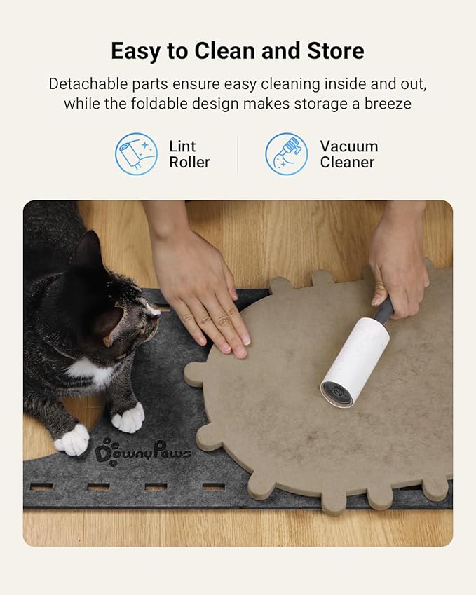 DownyPaws Cat House for Indoor Cats, Cat Bed Cave for Multiple & Large Cats Up - Image 7