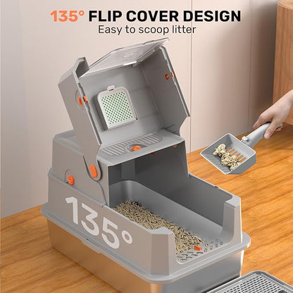 Stainless Steel Litter Box - Image 3