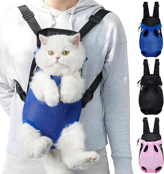 Pet Carrier Backpack, Adjustable Pet Front Carriers by Yehenarn