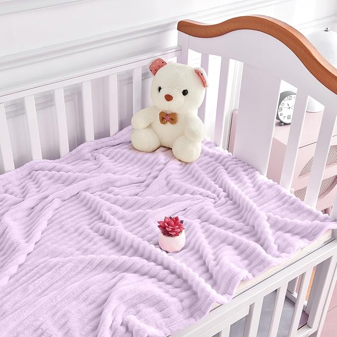 Soft Fleece Baby Blanket Ultra Cozy Baby Blankets - Image 2