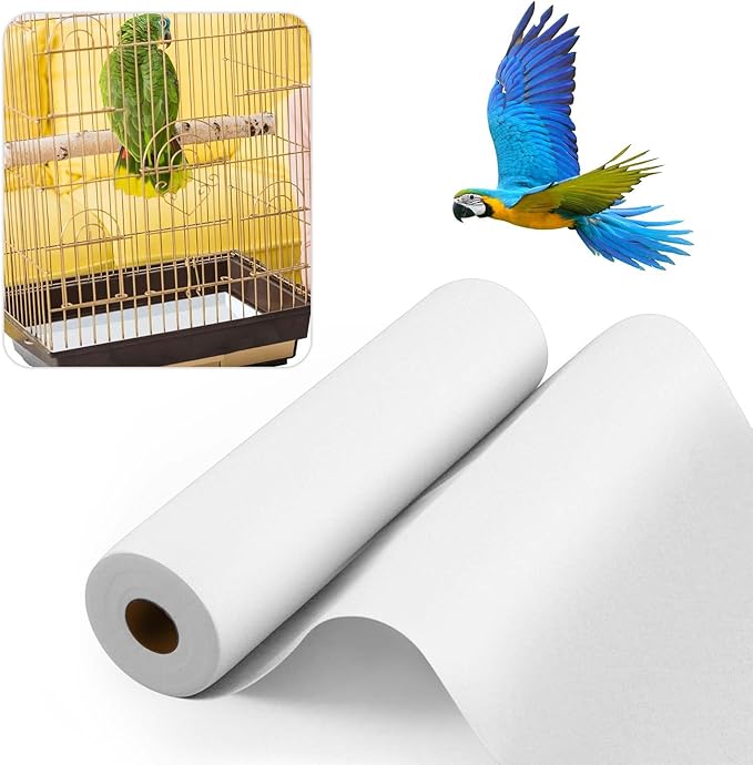 100 ft x 11 Inch Bird Cage Liner Disposable Cages Cushion Pad Mat Precut by Drydiet