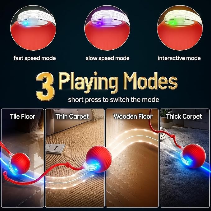 Interactive Electric Automatic Rolling Moving Rechargeable Self Play - Image 7