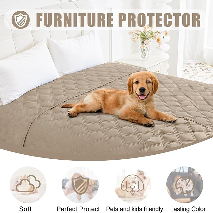 Smiry Waterproof Dog Bed Cover Blanket 40x80, Soft Reversible Pet Blanket - Image 8