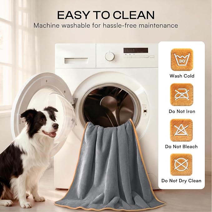 Luciphia Waterproof Pet Blanket, Liquid Pee Proof Dog Blanket - Image 8