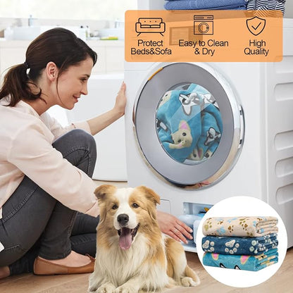 Rezutan Dog Blanket for Medium Dogs, 1 Pack 3 Premium Soft Cat Puppy Blankets - Image 6