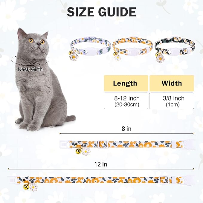 3 Pack Breakaway Cat Collars - Image 5