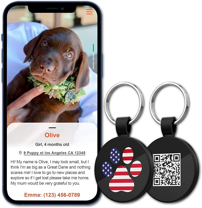 MYLUCKYTAG QR Code Pet ID | Personalized Dog & Cat Collar Tag | Online Profile - Image 5