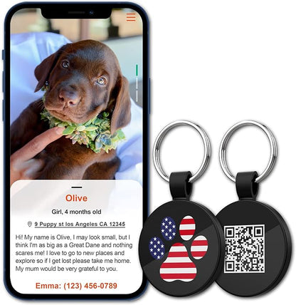 MYLUCKYTAG QR Code Pet ID | Personalized Dog & Cat Collar Tag | Online Profile - Image 5