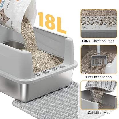 Stainless Steel Litter Box - Image 5