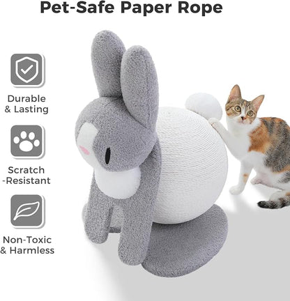 Cute Cat Scratcher- Bunny Style, Cat Scratching Post - Image 6