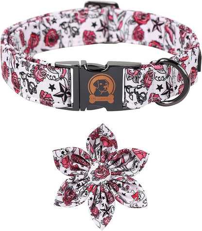 MR. CHUBBYFACE Valentine's Dog Collar by MrChubbyfacePetSupplies