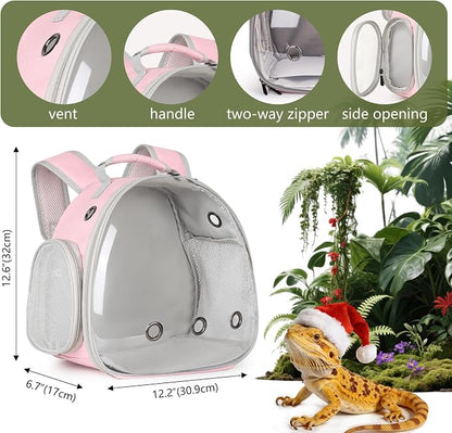 Hamster Backpack Carrier, Bearded Dragon Carrier Backpack - Image 2