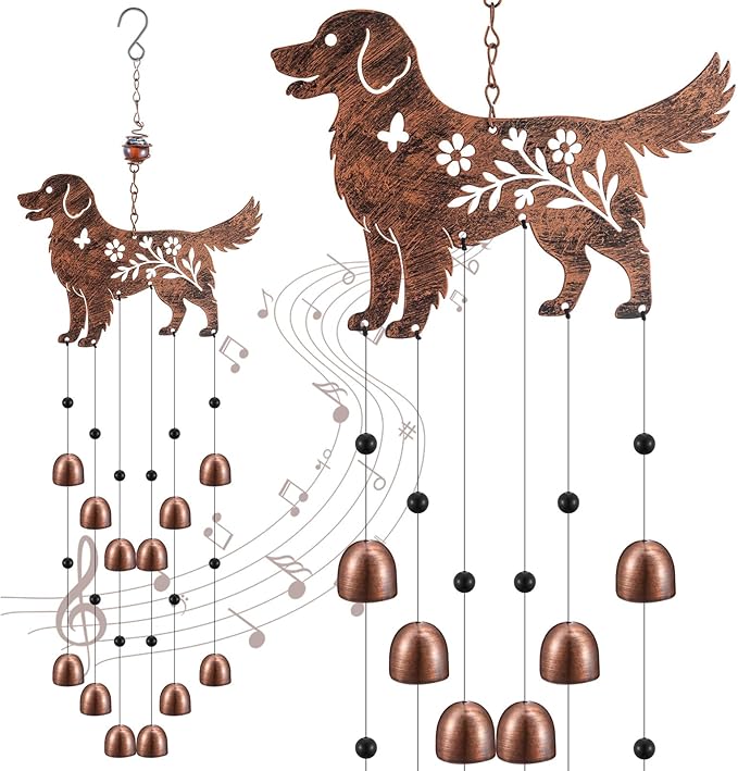 24 Inch Metal Wind Chimes Decor by Cinnvoice