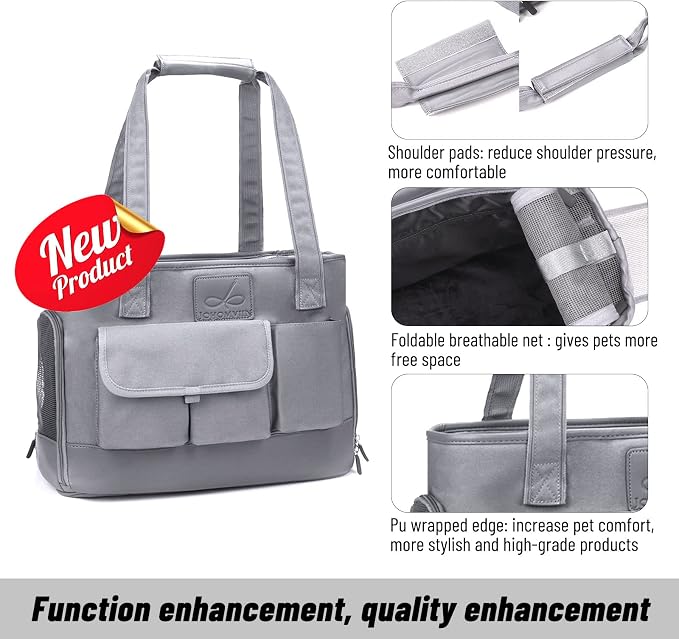 Dog Carrier, Cat Carrier, Pet Carrier, Foldable Waterproof Premium Oxford Cloth - Image 4
