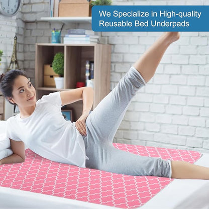 OUTCREATOR® Washable Bed Pads 34" x 56", Incontinence Mattress Protector - Image 7