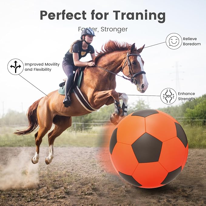 Diman Herding Ball for Dogs: 25 Inch Horse Balls for Outdoor Play, Large Dog - Image 4