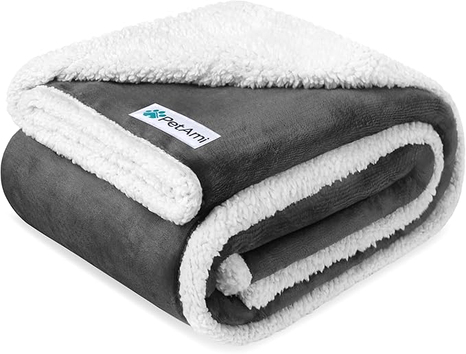 PetAmi Waterproof Dog Blanket for Small Medium Dog Puppy Cat Throw for Couch by PetAmi
