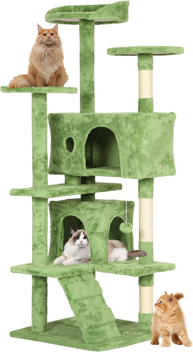 BestPet 54in Cat Tree Tower for Indoor Cats by BestPet