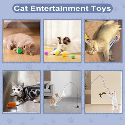 Cat Starter Kit 37pcs Essentials & Supplies Gift - Image 6