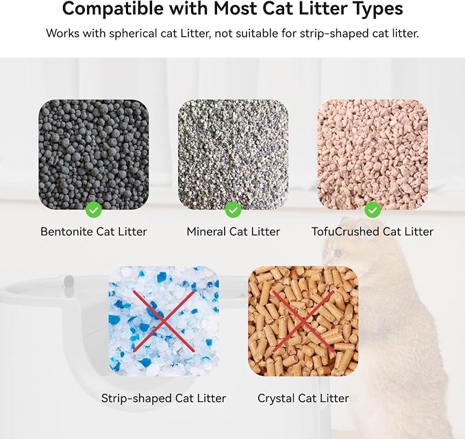 F8 Self-Cleaning Cat Litter Box – Large Capacity, Open-Top Design - Image 5