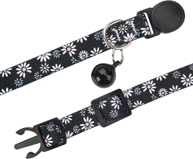 Cat Collar Breakaway with Bells, 3 Pack Girl Boy Pet Cat Collar with Bohemia - Image 5