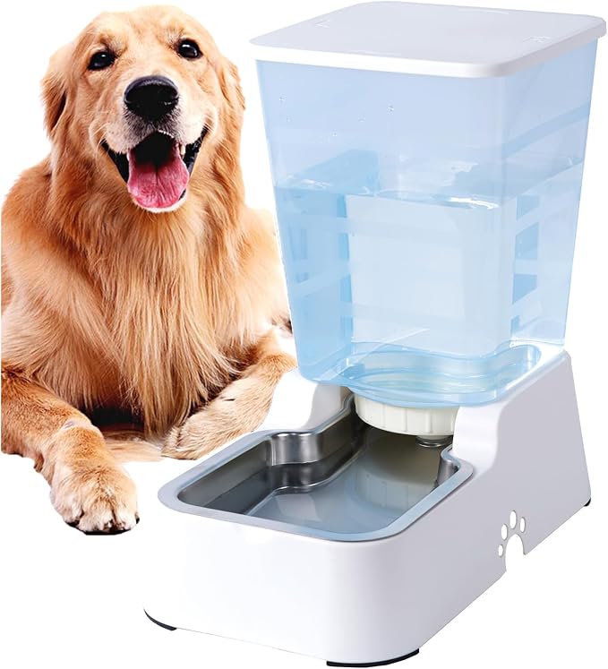Meikuler Automatic Dog Cat Water Dispenser Large Capacity 5Lfor Cats and Medium by Meikuler