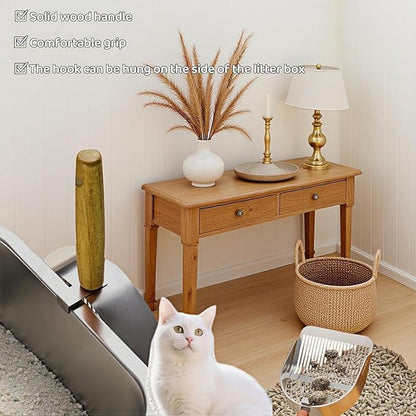 Premium Stainless Steel Cat Litter Scoop-Triple Guard Walls&Non-Stick Design - Image 6