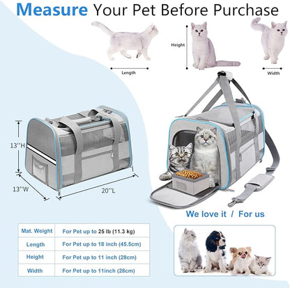 Large Cat Carrier Dog Carrier, Pet Carrier - Image 2